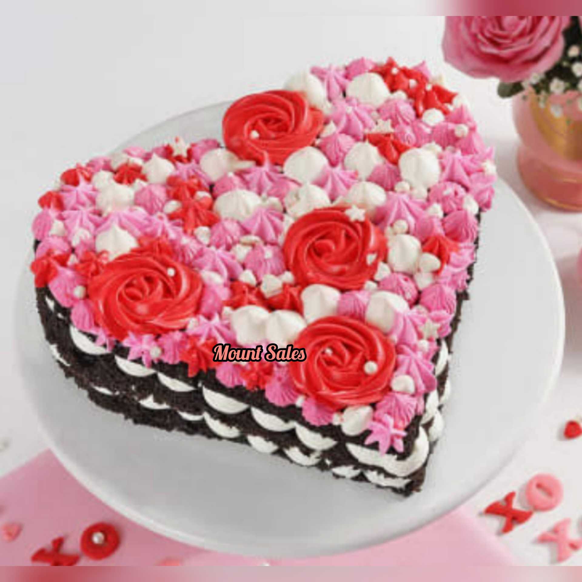 Premium RED N White Velvet Cake